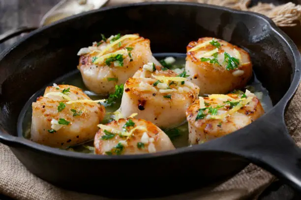 Pan-Seared Scallops